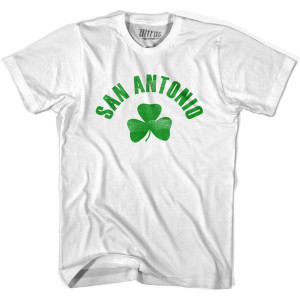San Antonio Shamrock Womens Cotton T-shirt - White