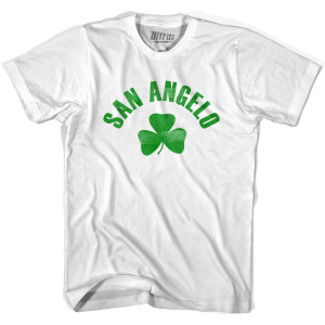 San Angelo Shamrock Cotton T-shirt - White