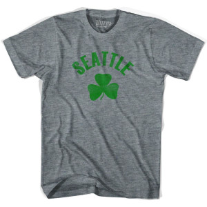 Seattle Shamrock Womens Tri-Blend T-shirt - Athletic Grey Seattle Shamrock Womens Tri-Blend T-shirt - Athletic Grey