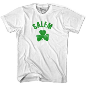 Salem Shamrock Cotton T-shirt - White