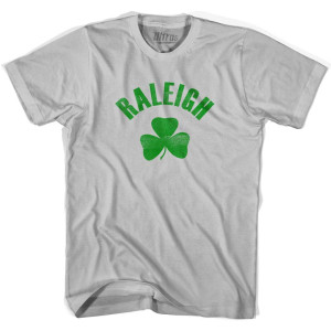 Raleigh Shamrock Cotton T-shirt - Cool Grey
