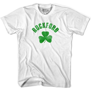 Rockford Shamrock Womens Cotton T-shirt-White