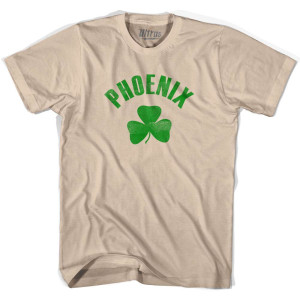 Phoenix Shamrock Cotton T-shirt - Creme