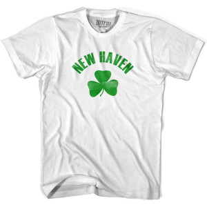 New Haven Shamrock Youth Cotton T-shirt - White