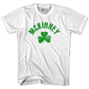 McKinney Shamrock Youth Cotton T-shirt - White McKinney Shamrock Youth Cotton T-shirt - White