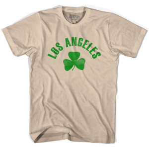 Los Angeles Shamrock Cotton T-shirt - Creme