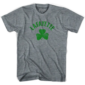 Lafayette Shamrock Tri-Blend T-shirt - Athletic Grey