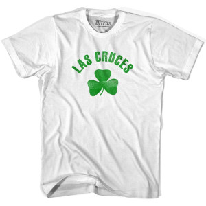 Las Cruces Shamrock Womens Cotton T-shirt - White