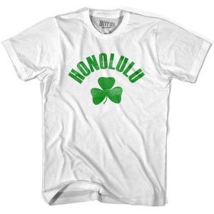 Honolulu Shamrock Youth Cotton T-shirt - White Honolulu Shamrock Youth Cotton T-shirt - White