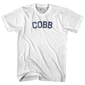 COBB Womens Cotton Junior Cut T-Shirt - White