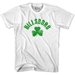 Hillsboro Shamrock Youth Cotton T-shirt - White