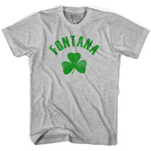 Fontana Shamrock Cotton T-shirt - Grey Heather