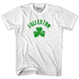 Fullerton Shamrock Youth Cotton T-shirt - White