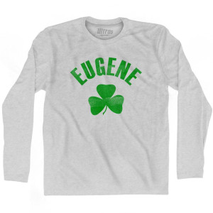 Eugene Shamrock Cotton Long Sleeve T-shirt - Grey Heather