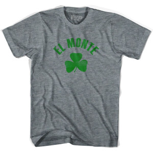 El Monte Shamrock Youth Tri-Blend T-shirt-Athletic Grey El Monte Shamrock Youth Tri-Blend T-shirt-Athletic Grey