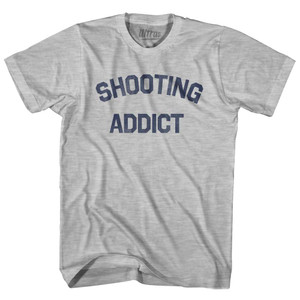 Shooting Addict Youth Cotton T-shirt - Grey Heather Shooting Addict Youth Cotton T-shirt - Grey Heather