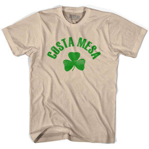 Costa Mesa Shamrock Cotton T-shirt - Creme