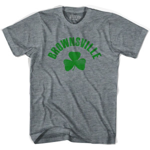 Brownsville Shamrock Tri-Blend T-shirt - Athletic Grey