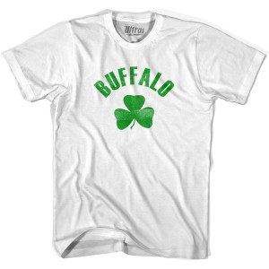 Buffalo Shamrock Youth Cotton T-shirt - White Buffalo Shamrock Youth Cotton T-shirt - White