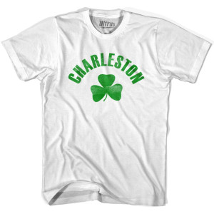 Charleston Shamrock Womens Cotton T-shirt - White