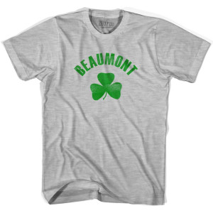 Beaumont Shamrock Cotton T-shirt - Grey Heather