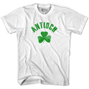 Antioch Shamrock Youth Cotton T-shirt - White Antioch Shamrock Youth Cotton T-shirt - White