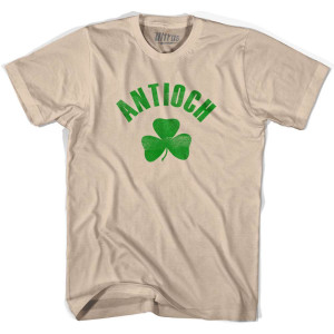 Antioch Shamrock Cotton T-shirt-Creme