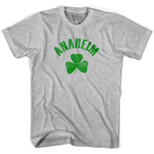 Anaheim Shamrock Youth Cotton T-shirt - Grey Heather