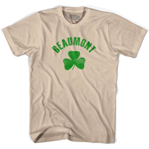 Beaumont Shamrock Cotton T-shirt-Creme