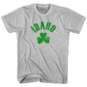 Idaho State Shamrock Youth Cotton T-shirt - Grey Heather Idaho State Shamrock Youth Cotton T-shirt - Grey Heather