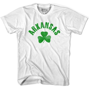 Arkansas State Shamrock Cotton T-shirt - White Arkansas State Shamrock Cotton T-shirt - White