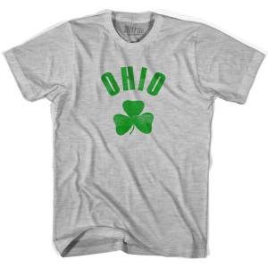 Ohio State Shamrock Cotton T-shirt - Grey Heather Ohio State Shamrock Cotton T-shirt - Grey Heather