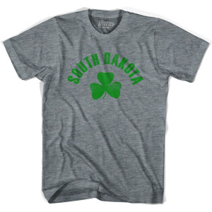 South Dakota State Shamrock Tri-Blend T-shirt - Athletic Grey South Dakota State Shamrock Tri-Blend T-shirt - Athletic Grey
