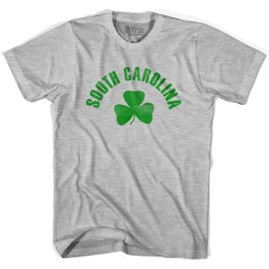 South Carolina State Shamrock Cotton T-shirt - Grey Heather South Carolina State Shamrock Cotton T-shirt - Grey Heather