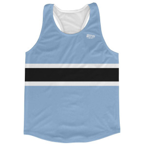 Botswana Country Flag Running Tank Top Racerback Track and Cross Country Singlet Jersey Made In USA - Light Blue Botswana Country Flag Running Tank Top Racerback Track and Cross Country Singlet Jersey Made In USA - Light Blue