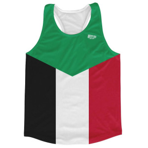 Sudan Country Flag Running Tank Top Racerback Track and Cross Country Singlet Jersey Made In USA - Red Black Sudan Country Flag Running Tank Top Racerback Track and Cross Country Singlet Jersey Made In USA - Red Black