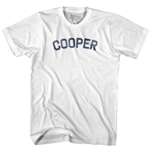 COOPER Adult Cotton T-shirt - White