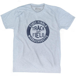 Massachusetts State Finals Track and Field Adult Tri-Blend T-shirt - Athletic White Massachusetts State Finals Track and Field Adult Tri-Blend T-shirt - Athletic White
