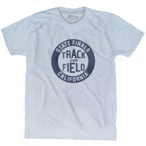 California State Finals Track and Field Adult Tri-Blend T-shirt - Athletic White California State Finals Track and Field Adult Tri-Blend T-shirt - Athletic White