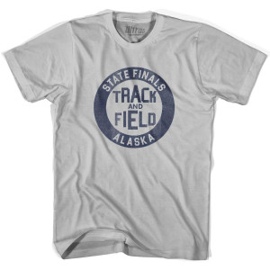 Alaska State Finals Track and Field Adult Cotton T-shirt - Cool Grey