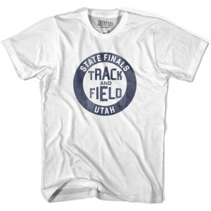 Utah State Finals Track and Field Youth Cotton T-shirt - White Utah State Finals Track and Field Youth Cotton T-shirt - White