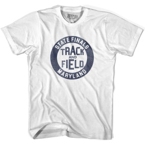 Maryland State Finals Track and Field Youth Cotton T-shirt - White Maryland State Finals Track and Field Youth Cotton T-shirt - White