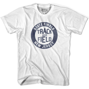 New Jersey State Finals Track and Field Youth Cotton T-shirt - White New Jersey State Finals Track and Field Youth Cotton T-shirt - White