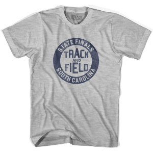South Carolina State Finals Track and Field Adult Cotton T-shirt - Grey Heather South Carolina State Finals Track and Field Adult Cotton T-shirt - Grey Heather