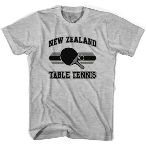 New Zealand Table Tennis Youth Cotton T-shirt - Grey Heather New Zealand Table Tennis Youth Cotton T-shirt - Grey Heather