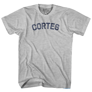 CORTES Adult Cotton T-shirt - Grey Heather CORTES Adult Cotton T-shirt - Grey Heather
