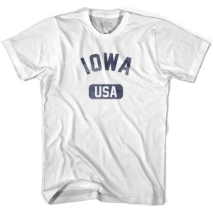 Iowa USA Youth Cotton T-shirt - White Iowa USA Youth Cotton T-shirt - White