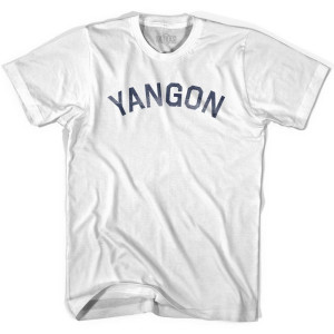 Yangon Vintage Womens Cotton T-shirt - White