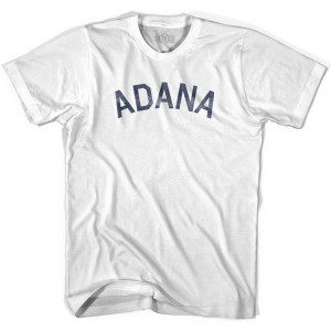 Adana Text Womens Cotton T-shirt - White