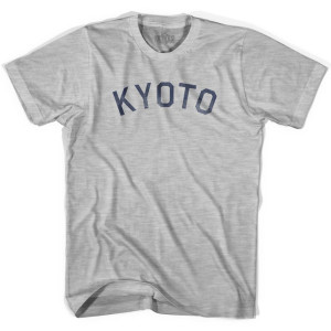 Kyoto Vintage Womens Cotton T-shirt - Grey Heather